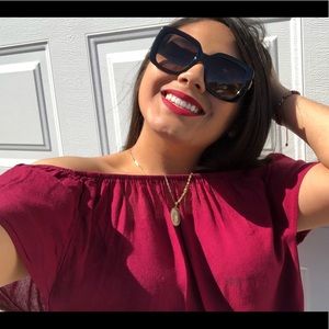 Off the shoulder top